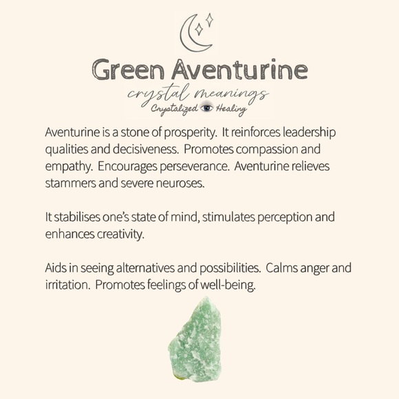 PROSPERITY | Green Aventurine tumble - Picture 3 of 4